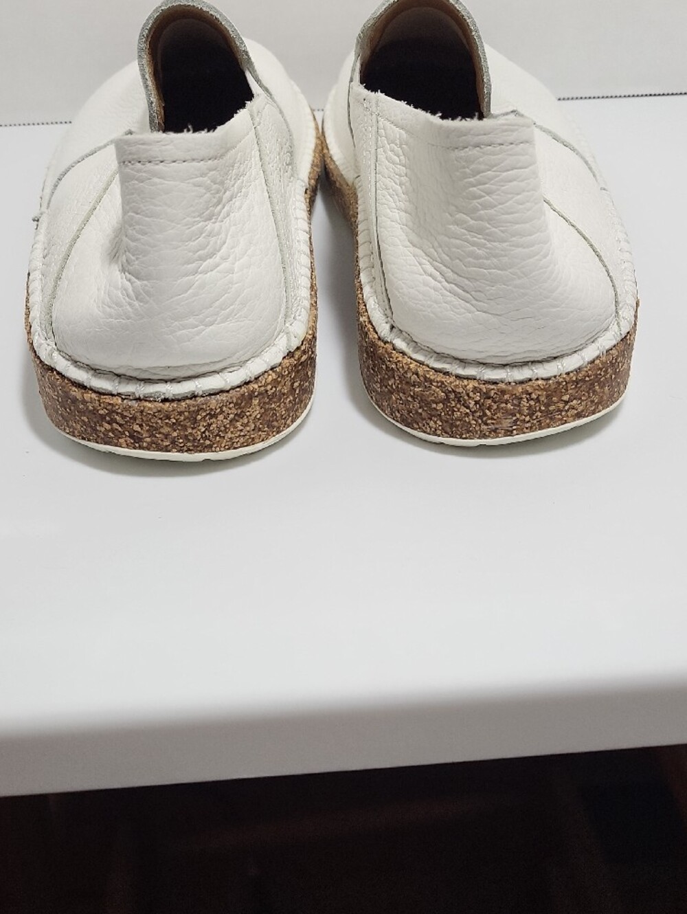Birkenstock Callan White Leather Slip-On Unisex Loafers US Size Womens 10 Mens 8 - Picture 9 of 9